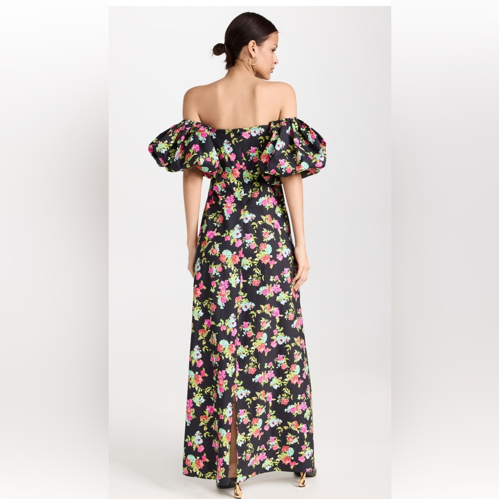 Never worn! Caroline Constas, Reyna Dress, Floral Noir